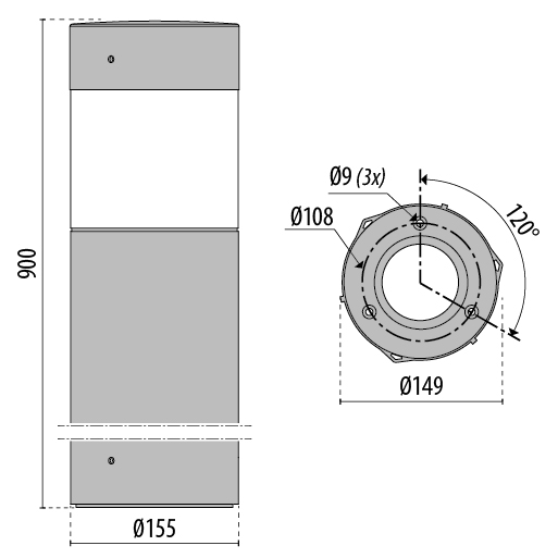 Tech Design KHA 9 LED C/EW 1++